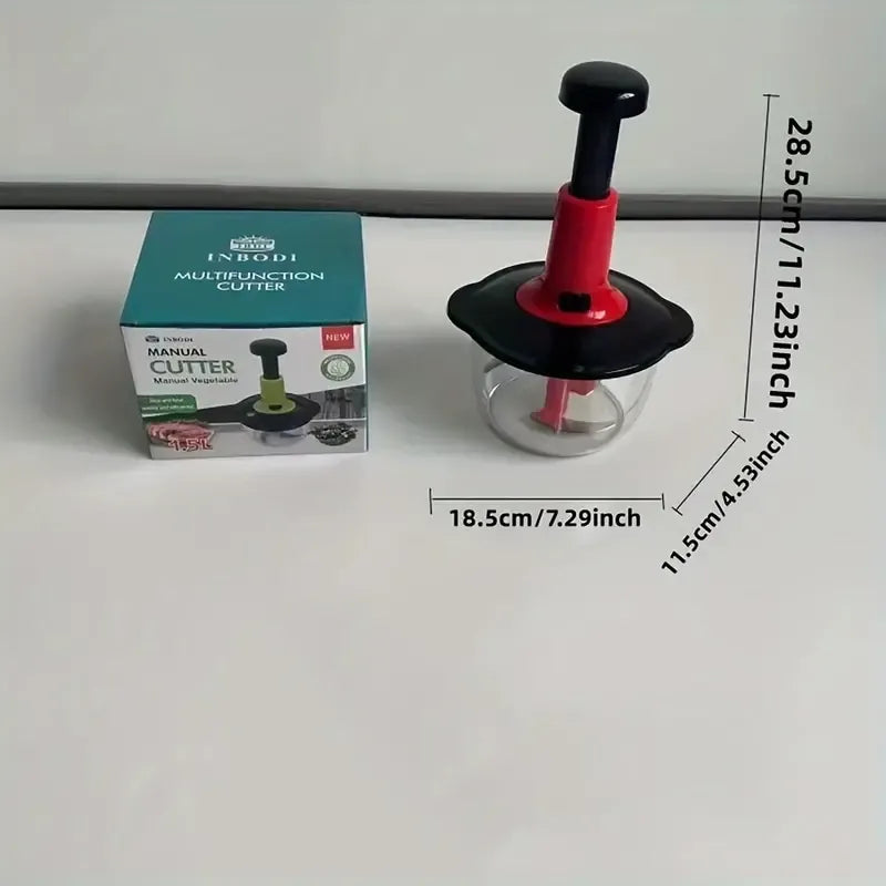 Multifunctional Hand Pat Chopper and Mixer 1.5L