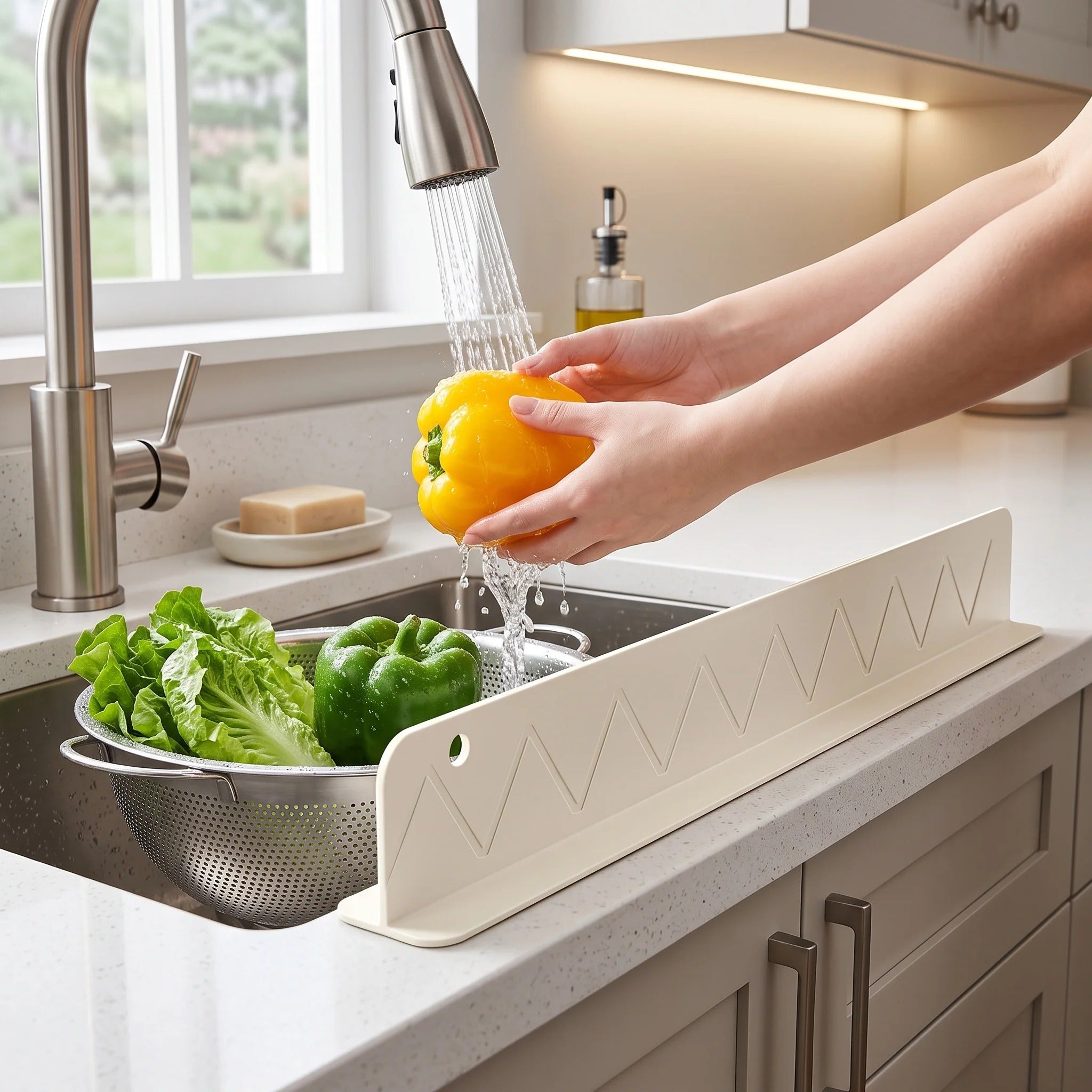 Silicone Kitchen Sink Splash Guard
